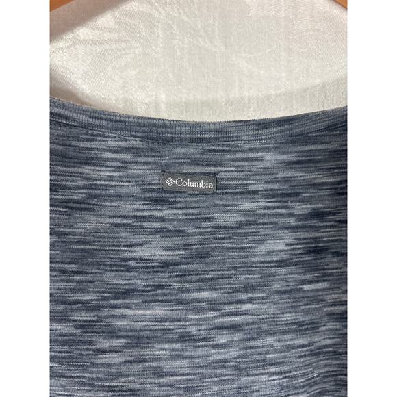 Columbia Dress Medium Gray Athletic Jersey Knit Drawstring Short Sleeve Knee - Picture 8 of 10